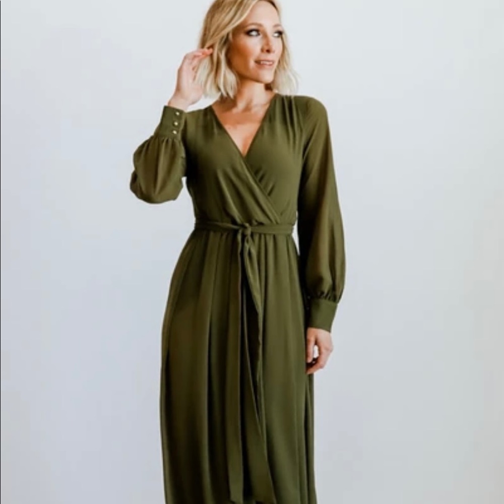 NWT Baltic Born Lydia Olive Maxi Dress